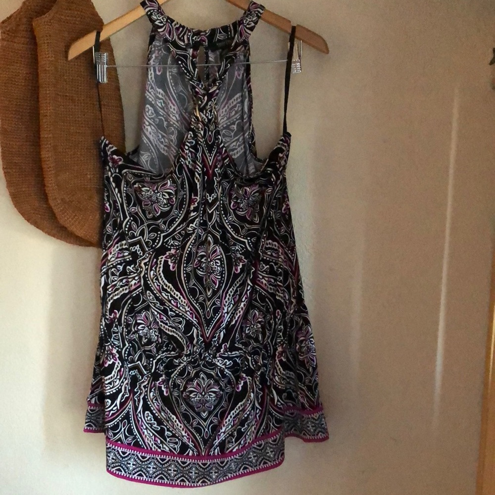 NWOT White House Black Market Crisscross Halter  Tank